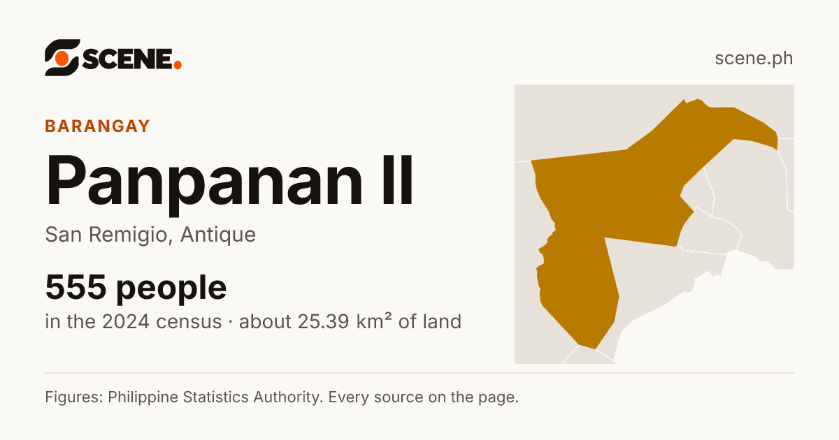 Panpanan II, San Remigio, barangay: 555 people in the 2024 census