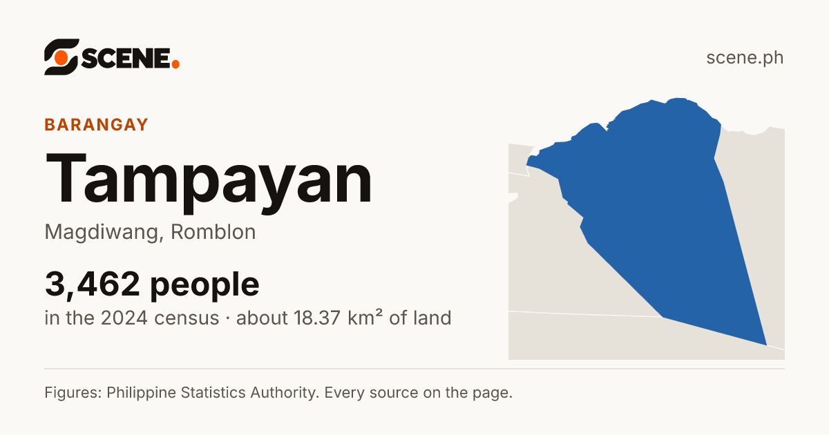 Tampayan, Magdiwang, barangay: 3,462 people in the 2024 census