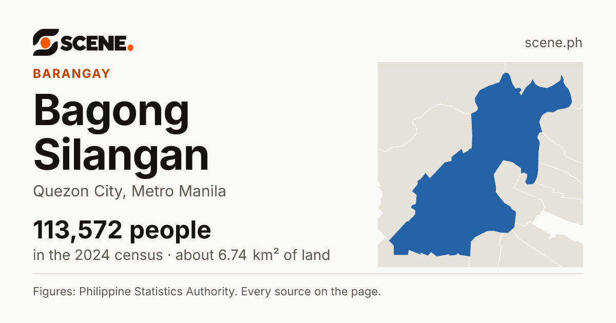 Bagong Silangan, Quezon City, barangay: 113,572 people in the 2024 census
