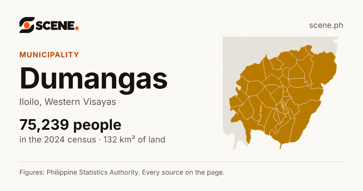 Dumangas, Iloilo, municipality: 75,239 people in the 2024 census