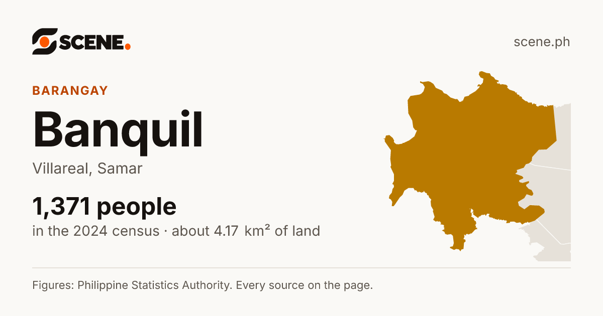 Banquil, Villareal, barangay: 1,371 people in the 2024 census