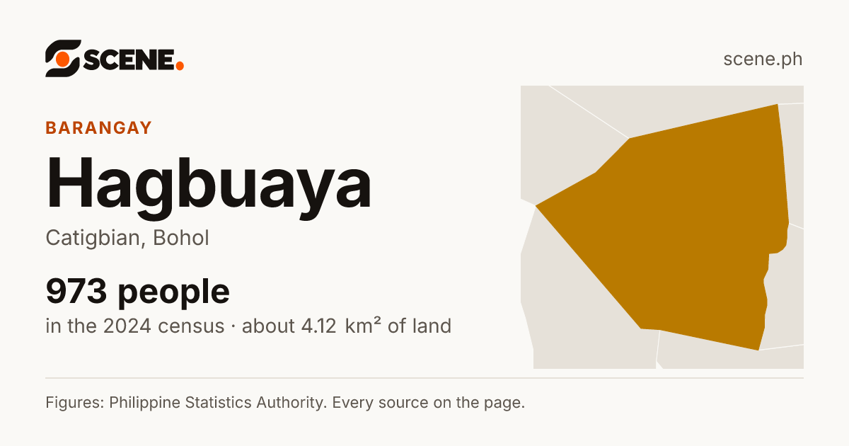Hagbuaya, Catigbian, barangay: 973 people in the 2024 census
