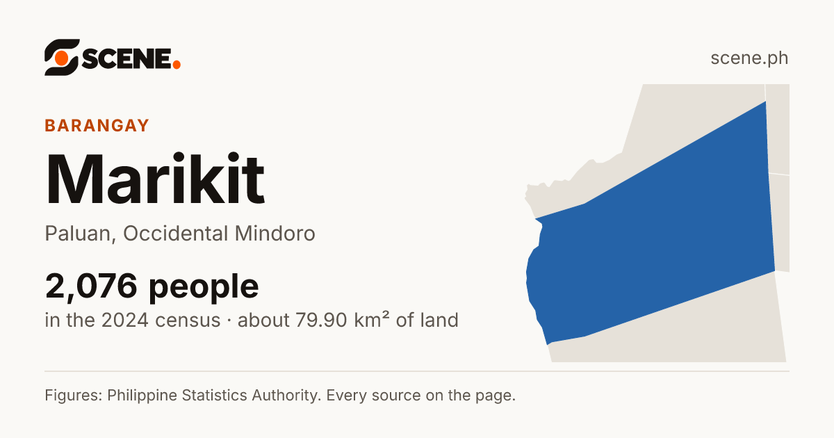 Marikit, Paluan, barangay: 2,076 people in the 2024 census