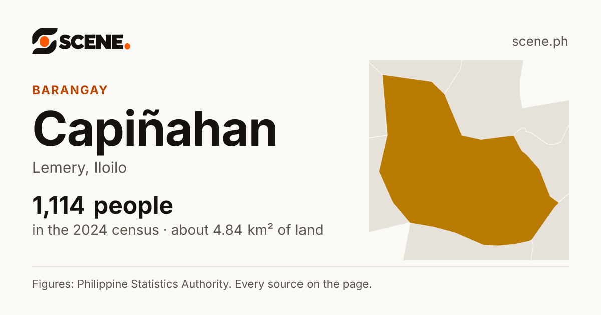 Capiñahan, Lemery, barangay: 1,114 people in the 2024 census