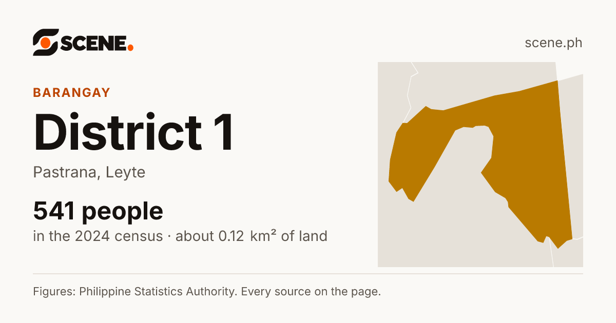 District 1, Pastrana, barangay: 541 people in the 2024 census