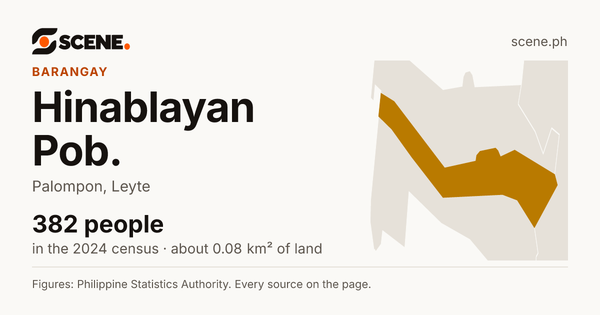 Hinablayan Pob., Palompon, barangay: 382 people in the 2024 census