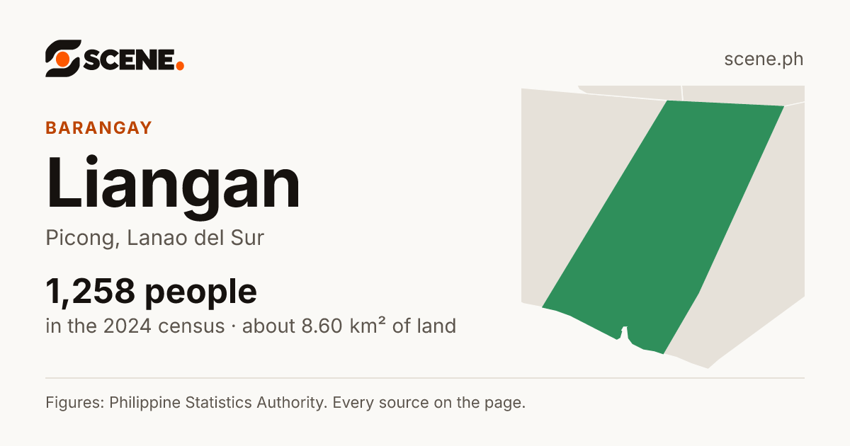 Liangan, Picong, barangay: 1,258 people in the 2024 census