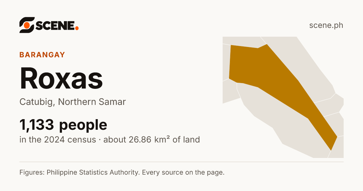 Roxas, Catubig, barangay: 1,133 people in the 2024 census