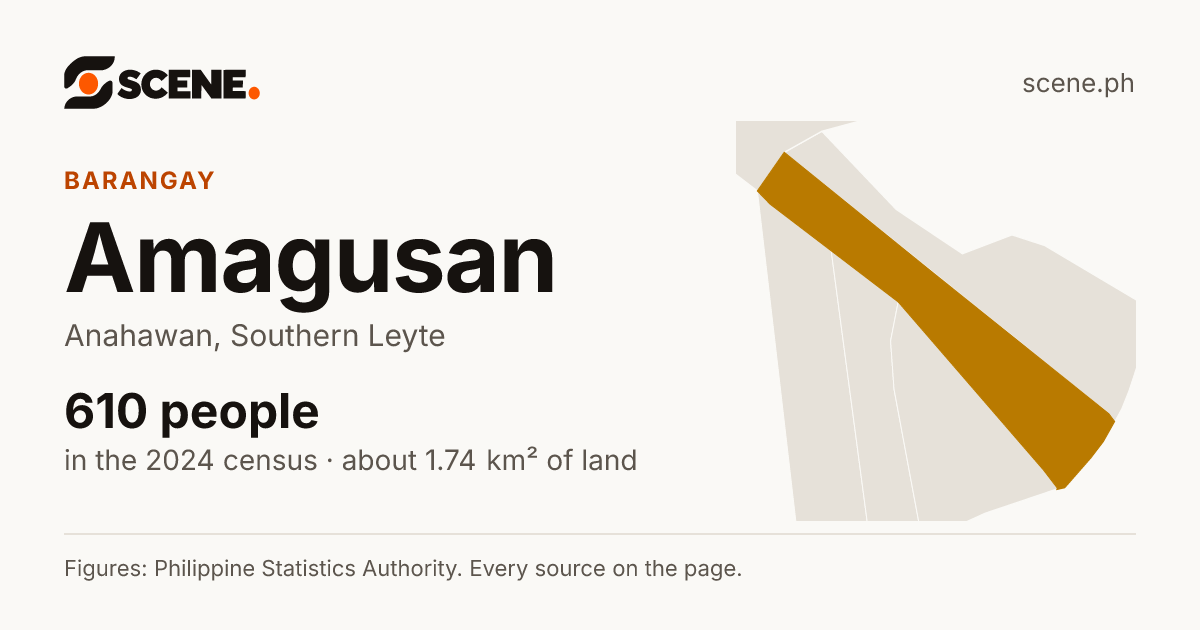 Amagusan, Anahawan, barangay: 610 people in the 2024 census