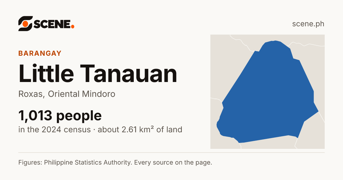 Little Tanauan, Roxas, barangay: 1,013 people in the 2024 census