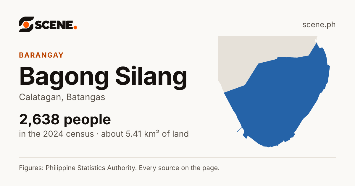 Bagong Silang, Calatagan, barangay: 2,638 people in the 2024 census