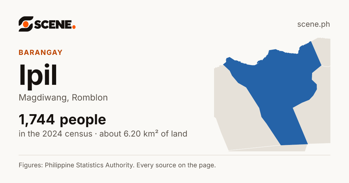 Ipil, Magdiwang, barangay: 1,744 people in the 2024 census