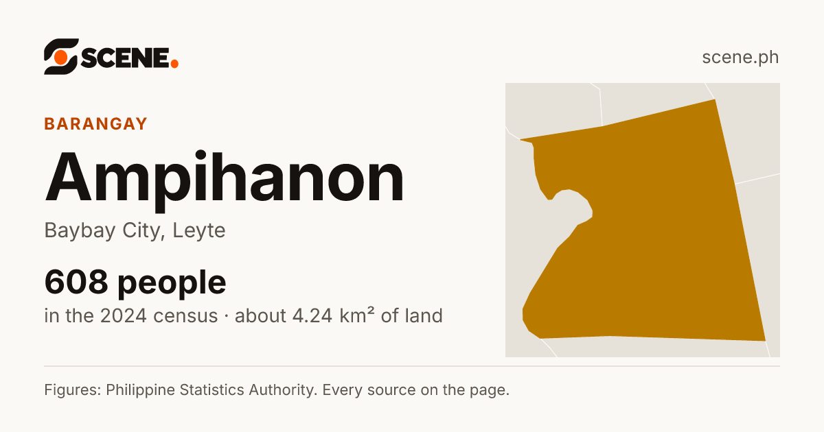 Ampihanon, Baybay City, barangay: 608 people in the 2024 census