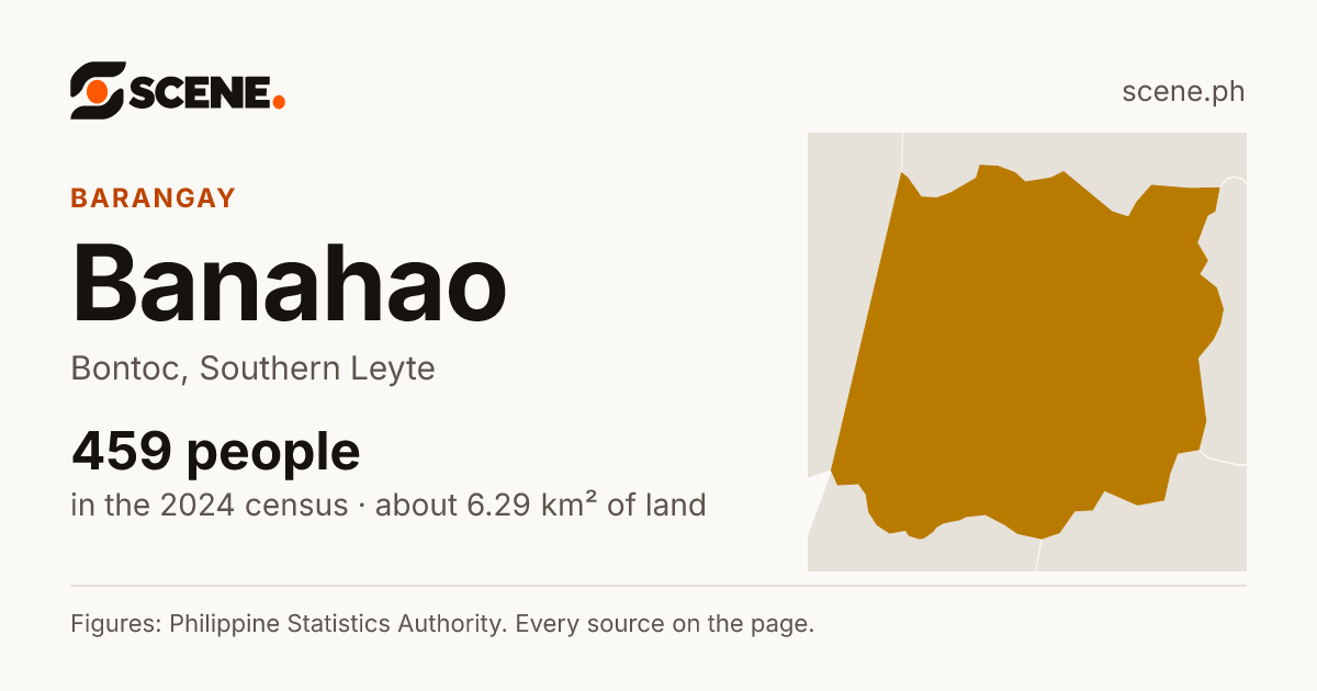 Banahao, Bontoc, barangay: 459 people in the 2024 census