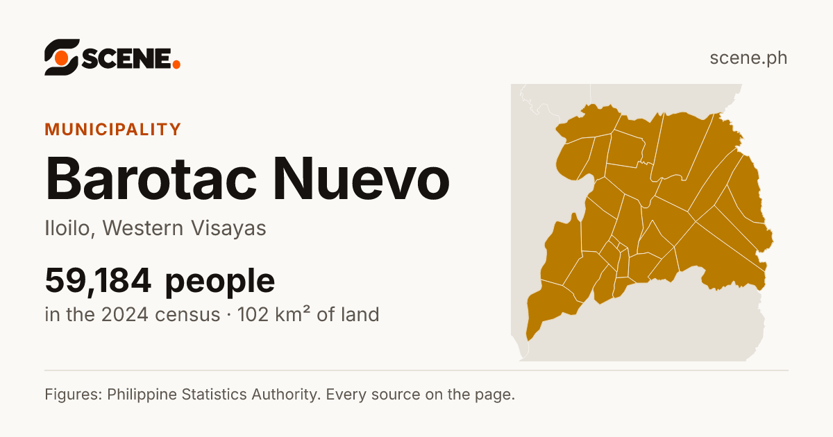 Barotac Nuevo, Iloilo, municipality: 59,184 people in the 2024 census