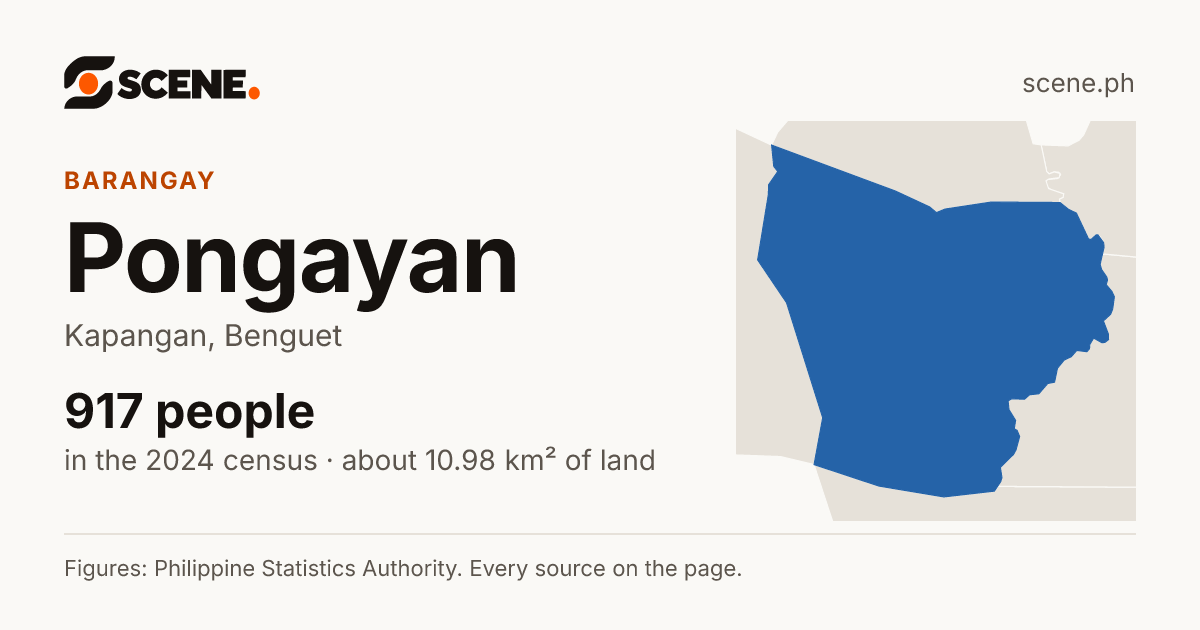 Pongayan, Kapangan, barangay: 917 people in the 2024 census