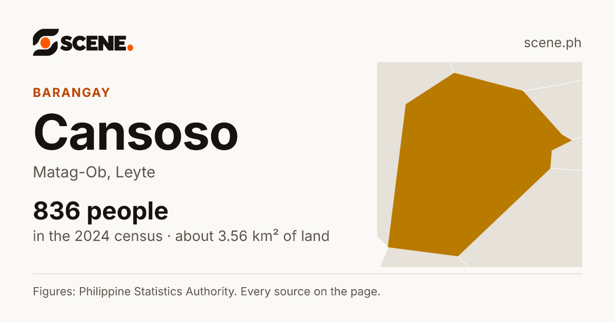 Cansoso, Matag-Ob, barangay: 836 people in the 2024 census