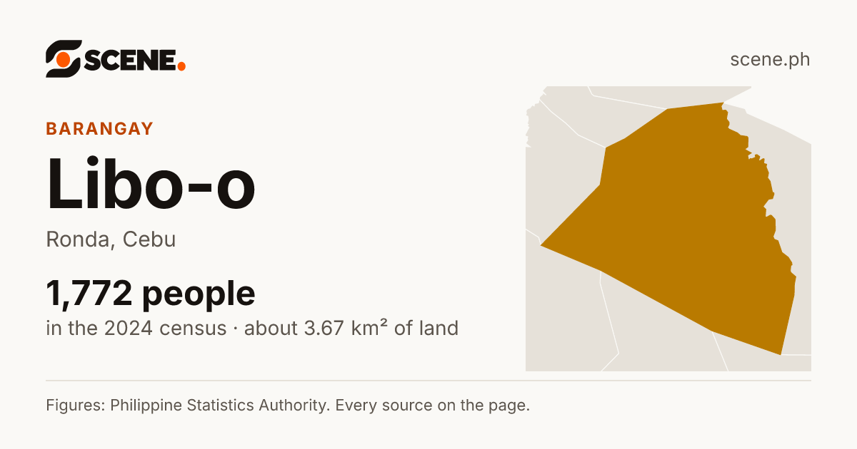 Libo-o, Ronda, barangay: 1,772 people in the 2024 census