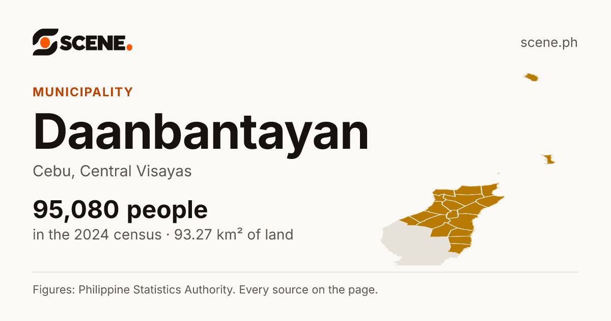 Daanbantayan, Cebu, municipality: 95,080 people in the 2024 census