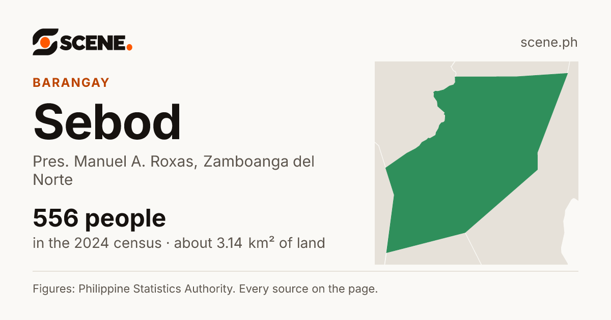 Sebod, Pres. Manuel A. Roxas, barangay: 556 people in the 2024 census