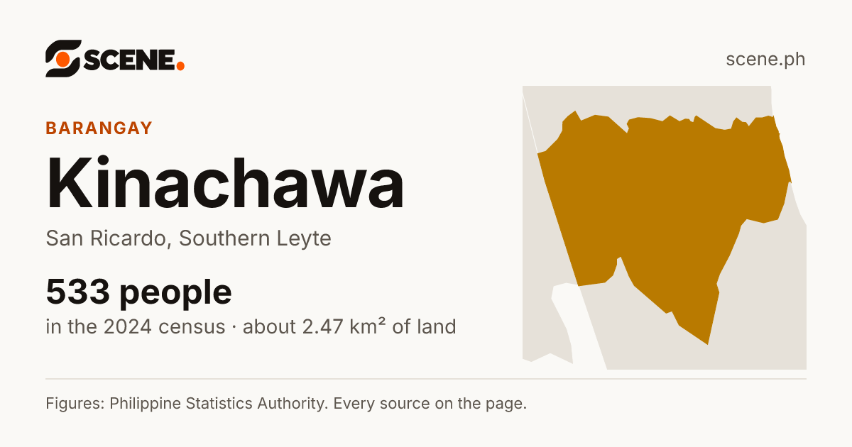 Kinachawa, San Ricardo, barangay: 533 people in the 2024 census