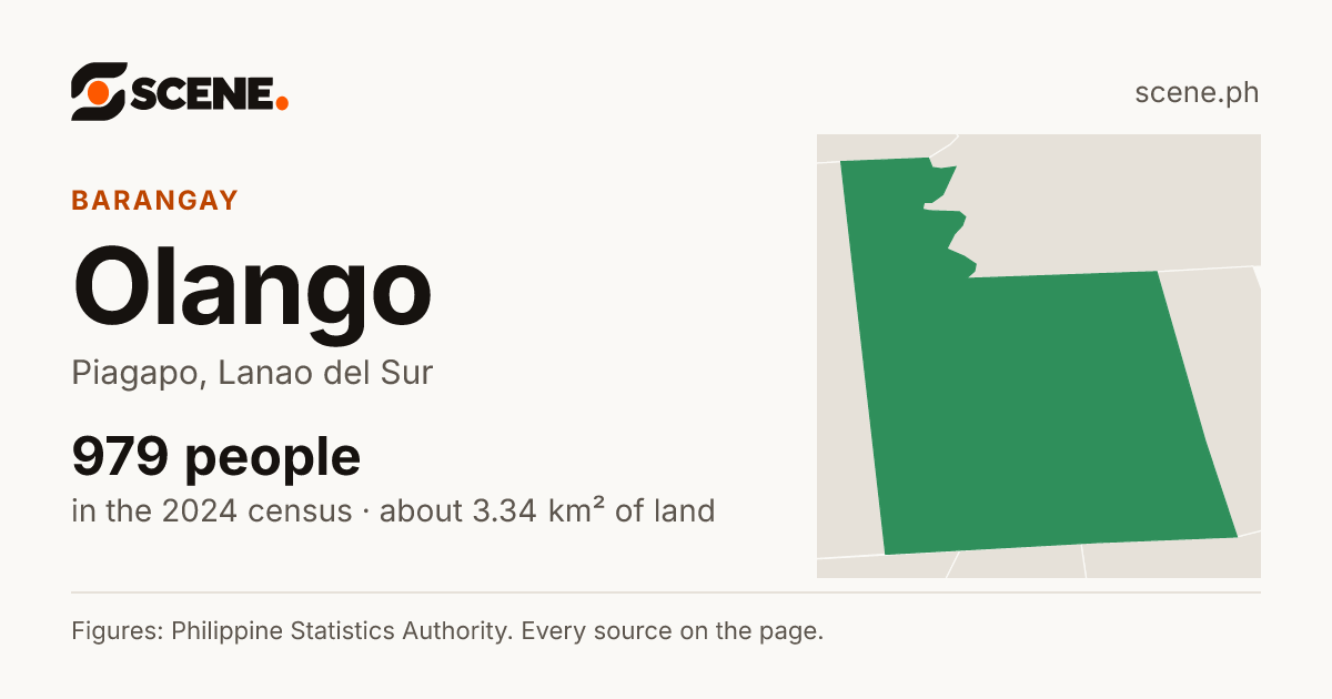 Olango, Piagapo, barangay: 979 people in the 2024 census