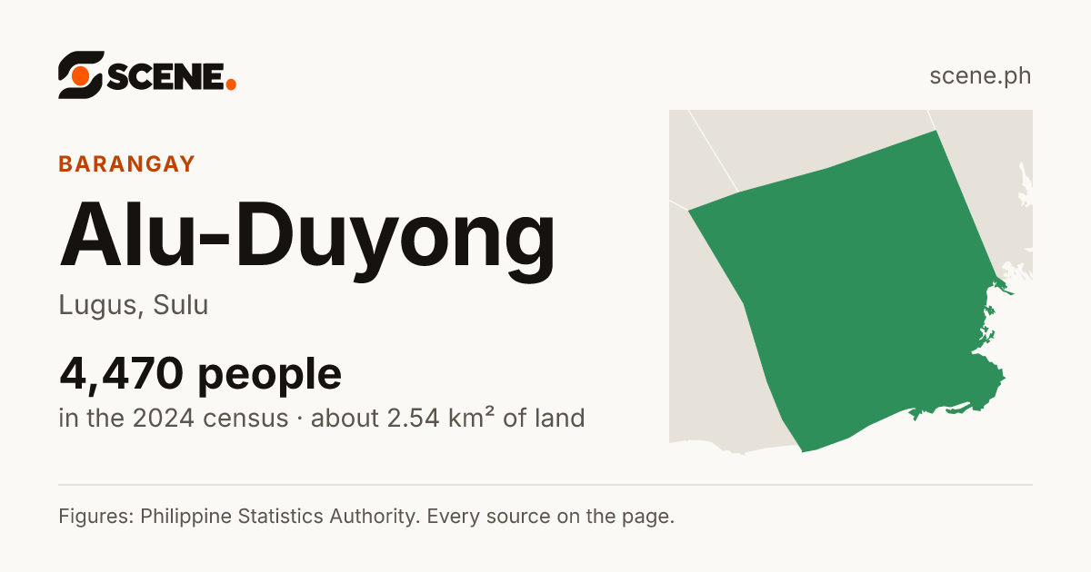 Alu-Duyong, Lugus, barangay: 4,470 people in the 2024 census