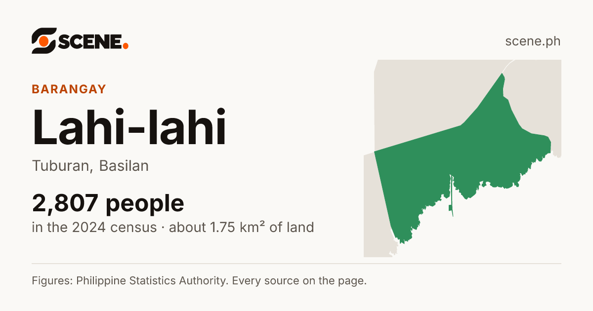 Lahi-lahi, Tuburan, barangay: 2,807 people in the 2024 census