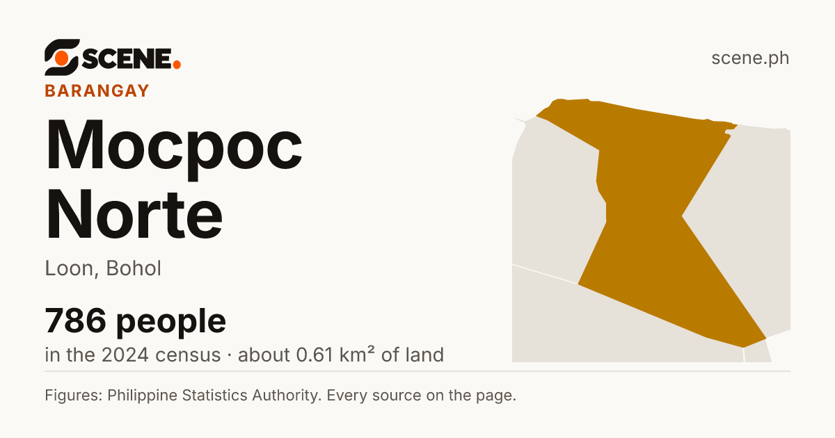 Mocpoc Norte, Loon, barangay: 786 people in the 2024 census