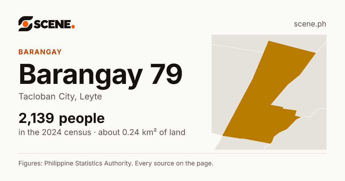 Barangay 79, Tacloban City, barangay: 2,139 people in the 2024 census