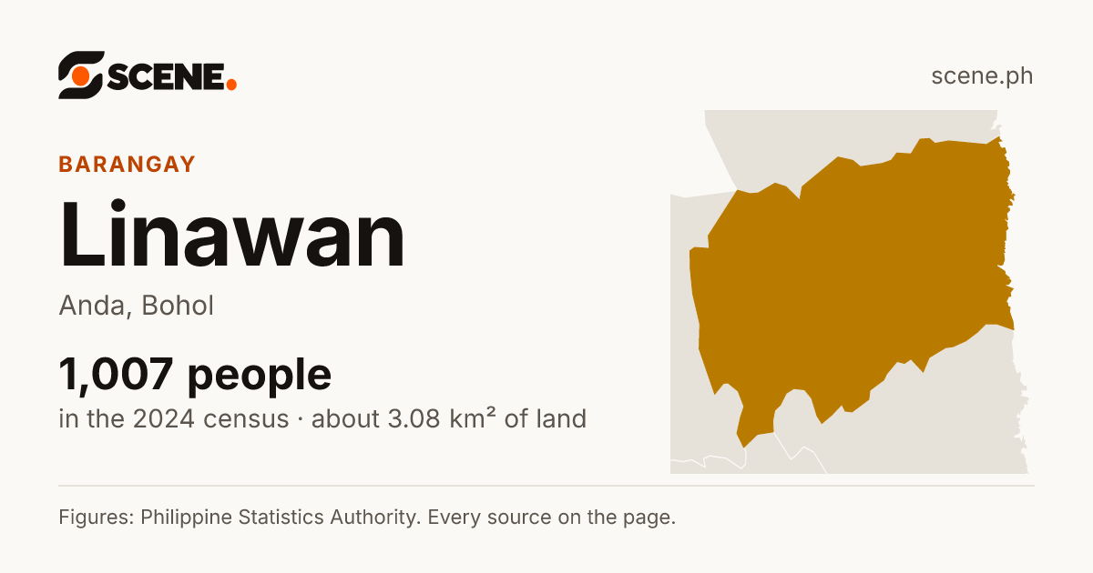 Linawan, Anda, barangay: 1,007 people in the 2024 census