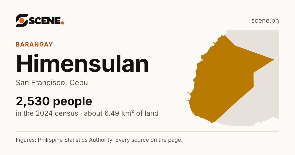 Himensulan, San Francisco, barangay: 2,530 people in the 2024 census