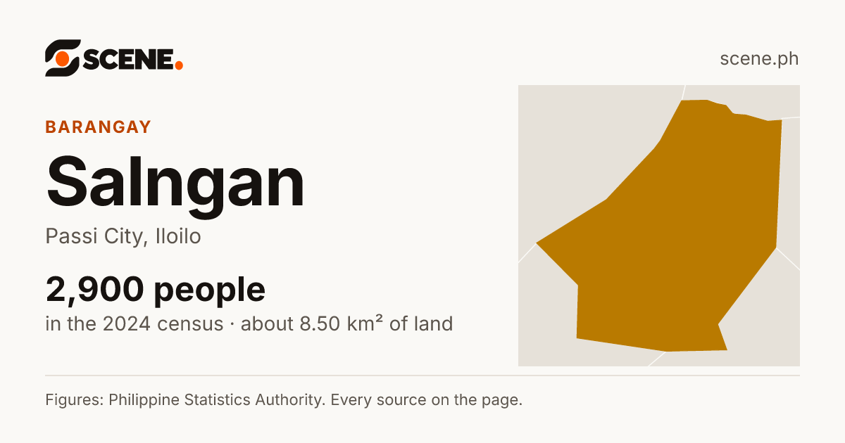 Salngan, Passi City, barangay: 2,900 people in the 2024 census