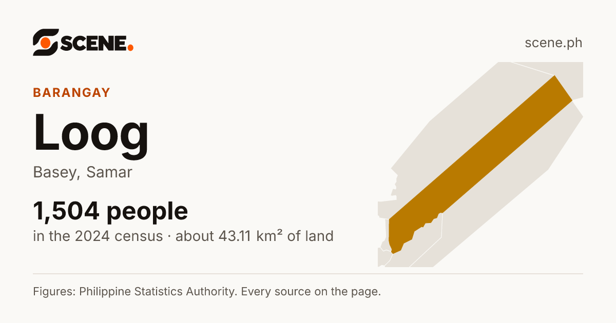 Loog, Basey, barangay: 1,504 people in the 2024 census