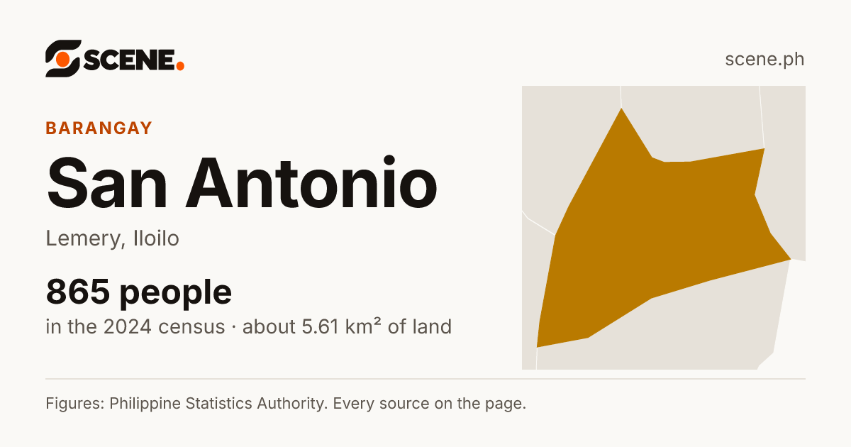 San Antonio, Lemery, barangay: 865 people in the 2024 census