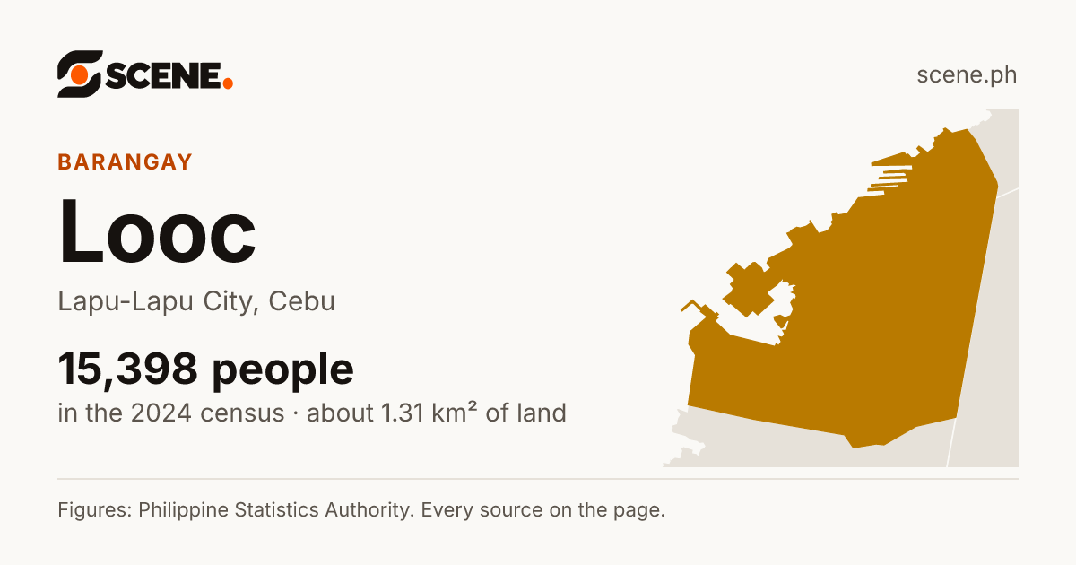 Looc, Lapu-Lapu City, barangay: 15,398 people in the 2024 census