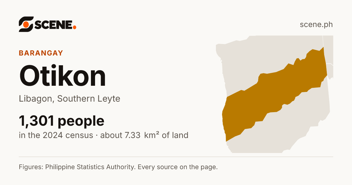 Otikon, Libagon, barangay: 1,301 people in the 2024 census