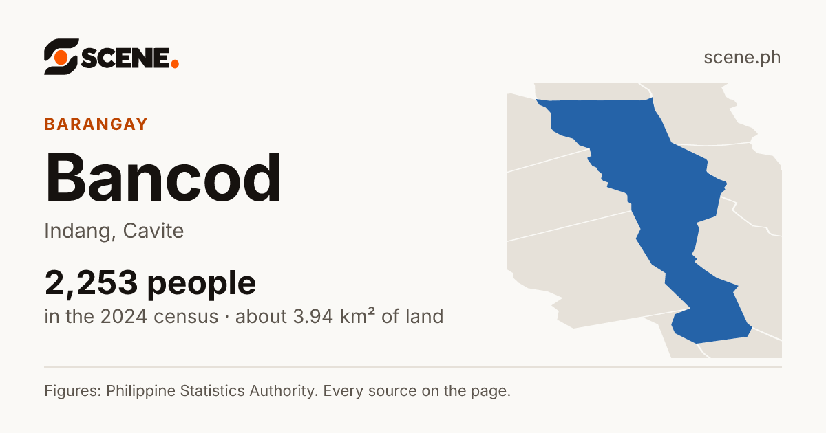 Bancod, Indang, barangay: 2,253 people in the 2024 census