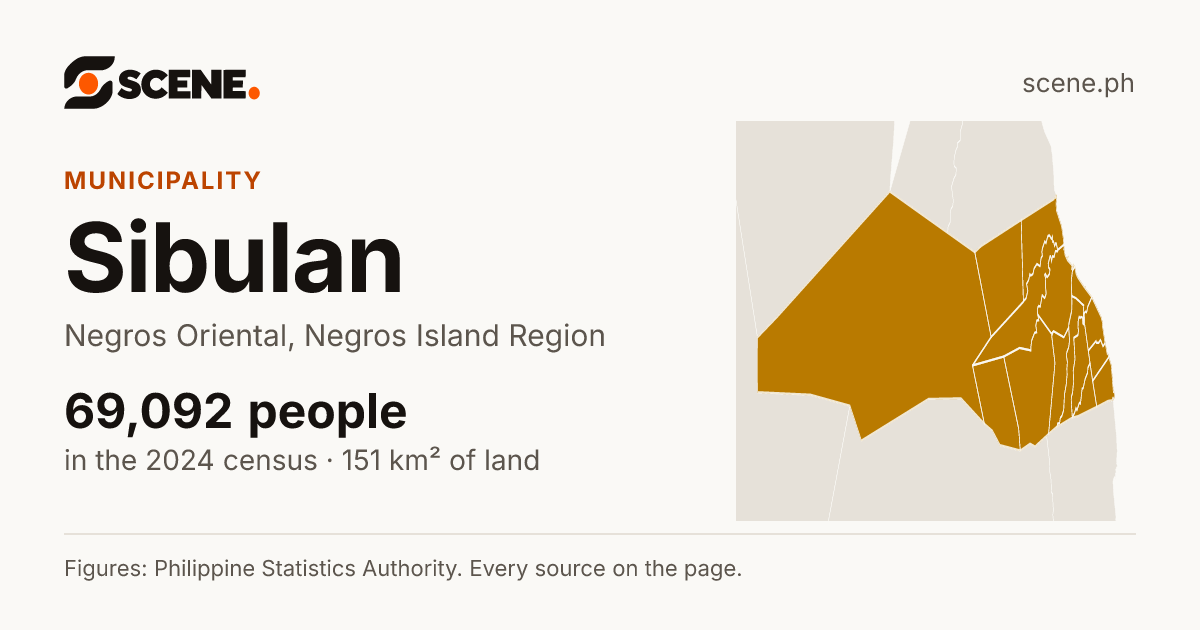 Sibulan, Negros Oriental, municipality: 69,092 people in the 2024 census