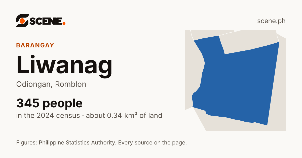 Liwanag, Odiongan, barangay: 345 people in the 2024 census