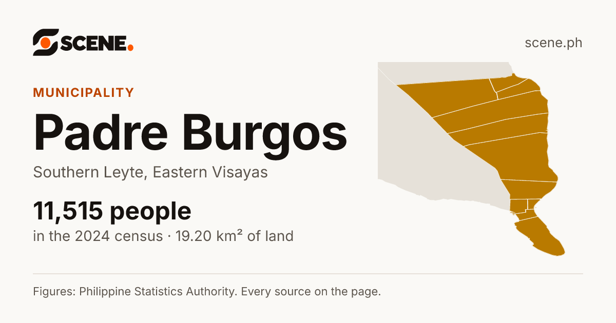 Padre Burgos, Southern Leyte, municipality: 11,515 people in the 2024 census