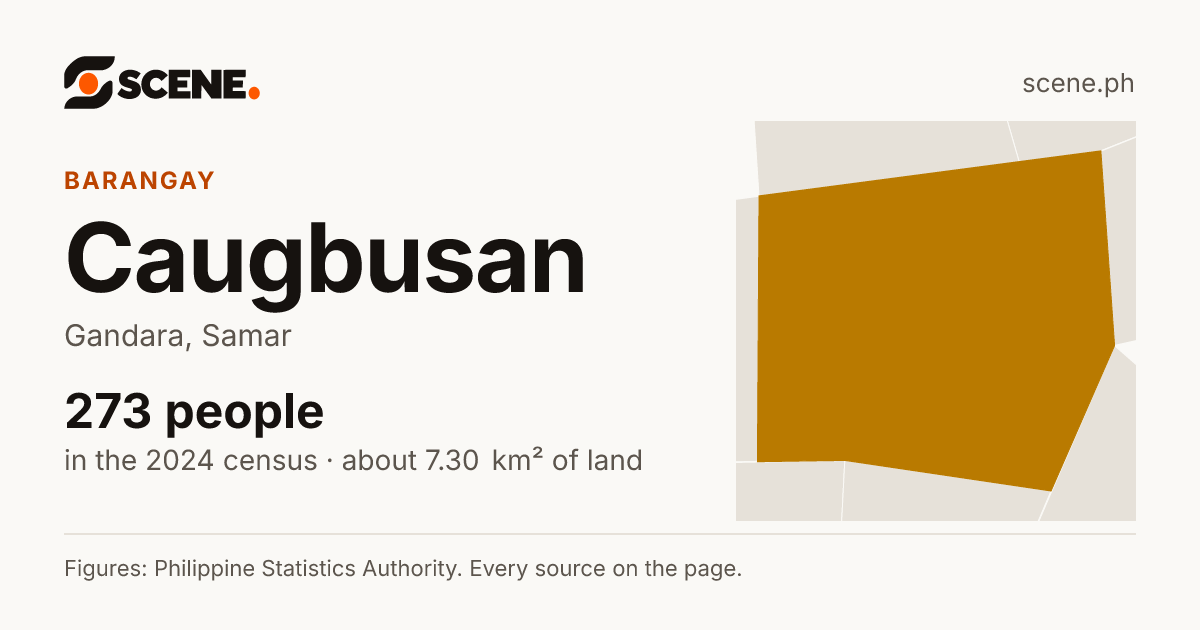 Caugbusan, Gandara, barangay: 273 people in the 2024 census