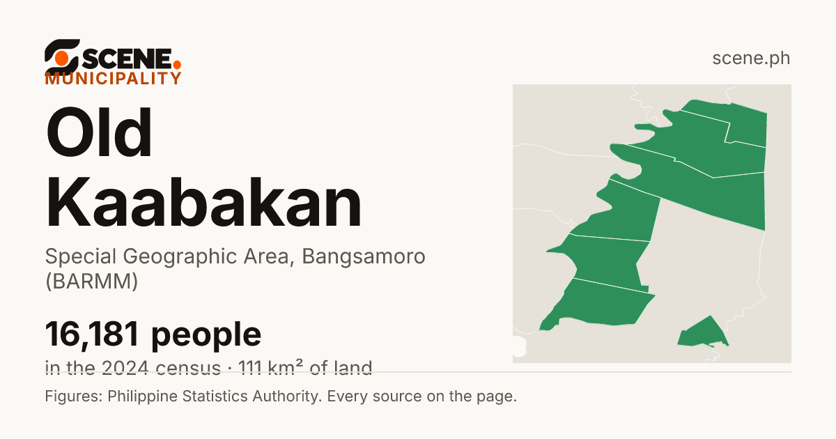 Old Kaabakan, Special Geographic Area, municipality: 16,181 people in the 2024 census
