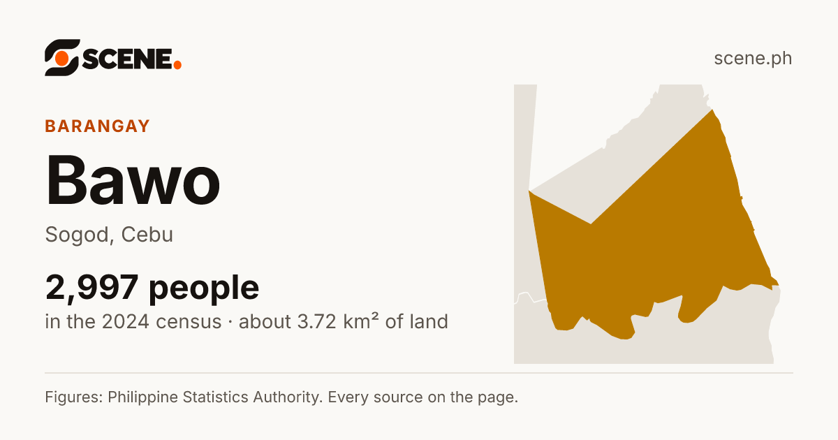 Bawo, Sogod, barangay: 2,997 people in the 2024 census