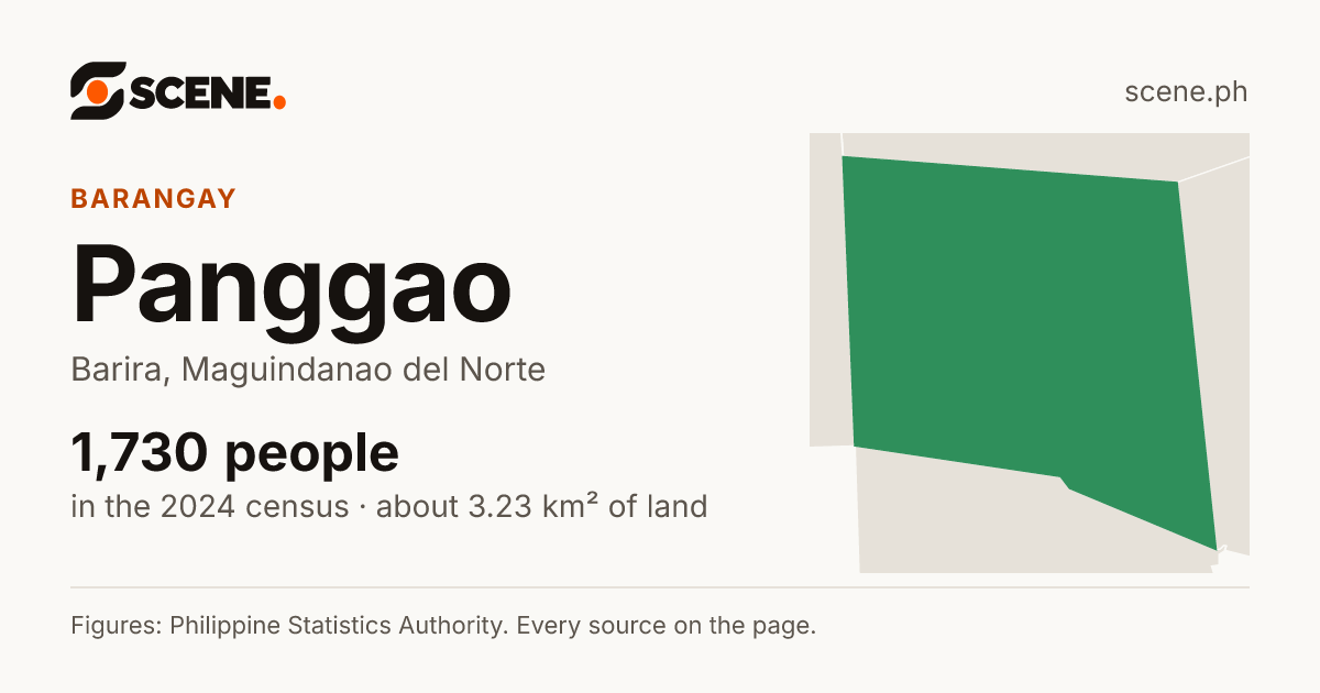 Panggao, Barira, barangay: 1,730 people in the 2024 census