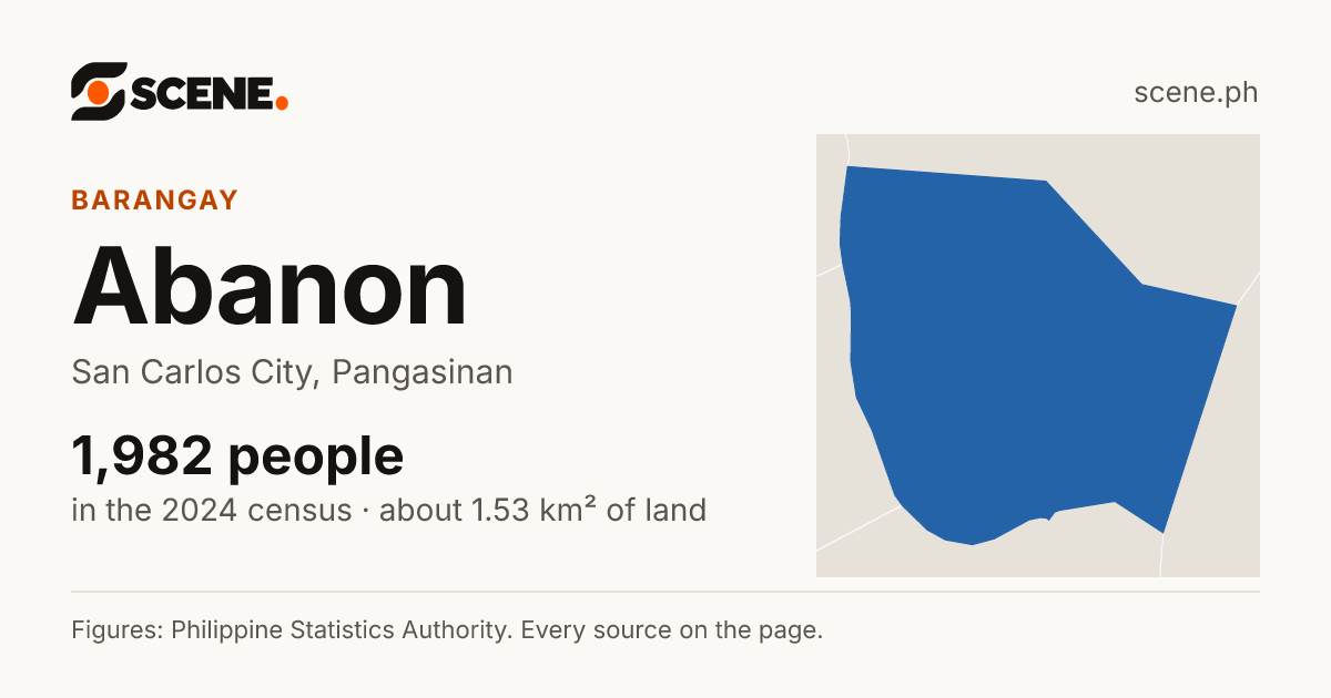 Abanon, San Carlos City, barangay: 1,982 people in the 2024 census