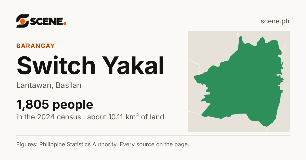 Switch Yakal, Lantawan, barangay: 1,805 people in the 2024 census