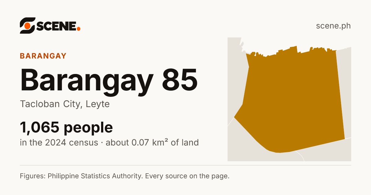 Barangay 85, Tacloban City, barangay: 1,065 people in the 2024 census