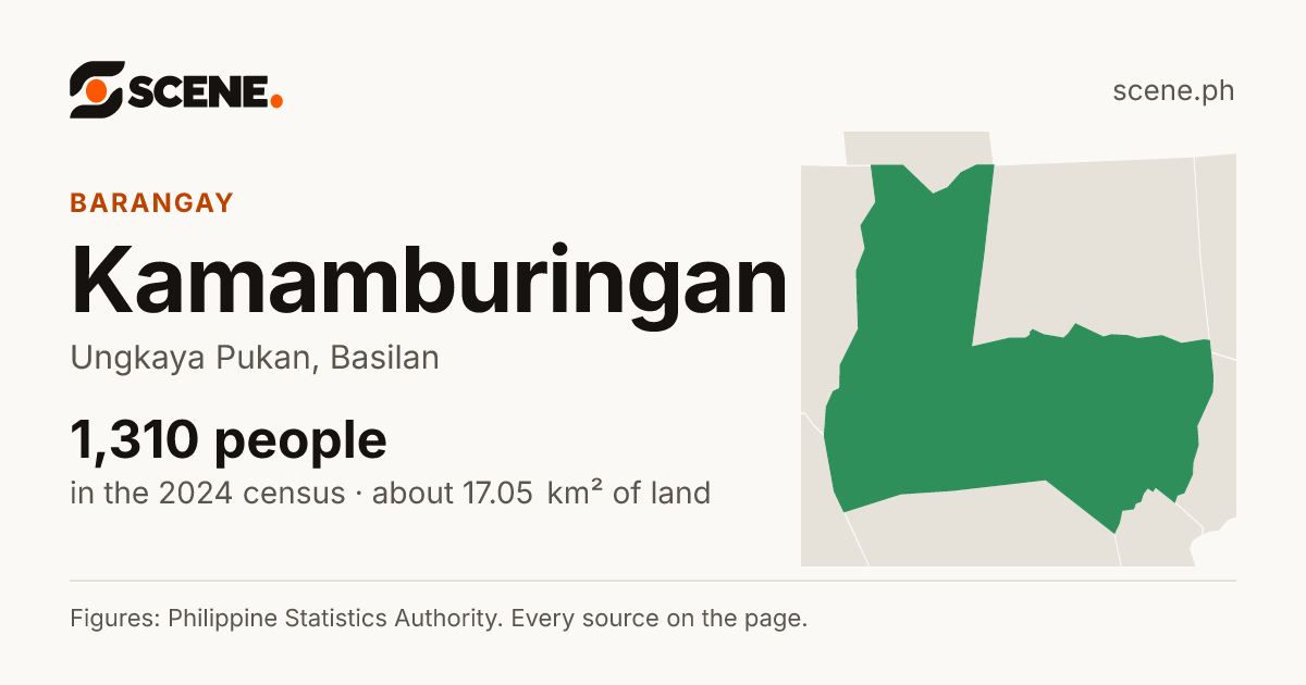 Kamamburingan, Ungkaya Pukan, barangay: 1,310 people in the 2024 census
