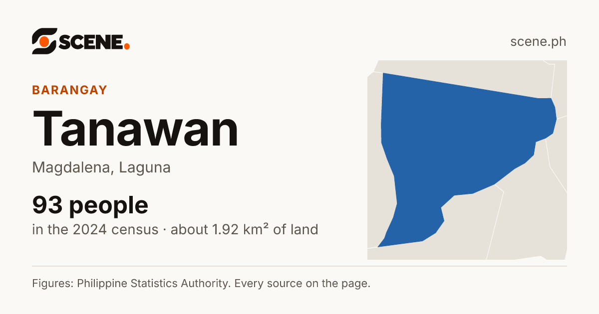 Tanawan, Magdalena, barangay: 93 people in the 2024 census